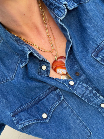 Necklace with Heart in Cornelia