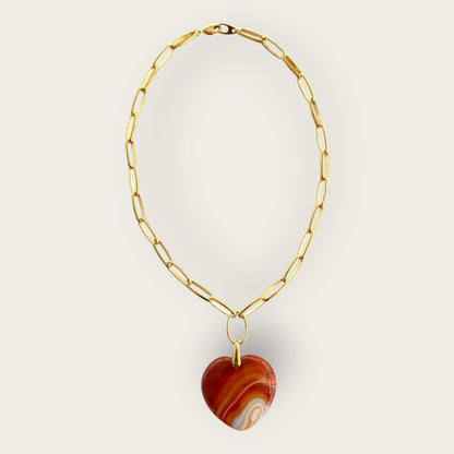 Necklace with Heart in Cornelia